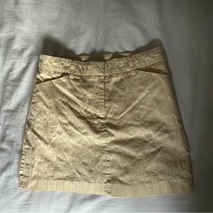 baby yellow mini skirt